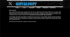 Desktop Screenshot of metalsoft.eu